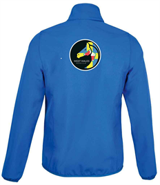 West Wales Riding Club Softshell Jacket (Male). Additional Printed Logo on Back Panel